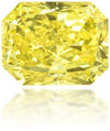 Natural Yellow Diamond Rectangle 2.02 ct Polished
