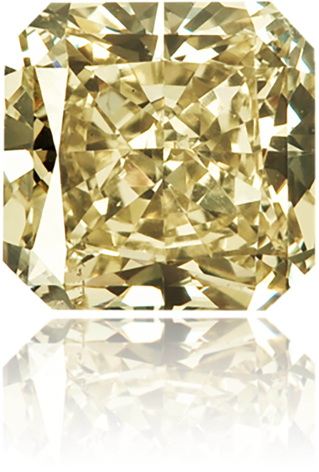 Natural Yellow Diamond Square 1.02 ct Polished