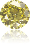 Natural Yellow Diamond Round 0.36 ct Polished