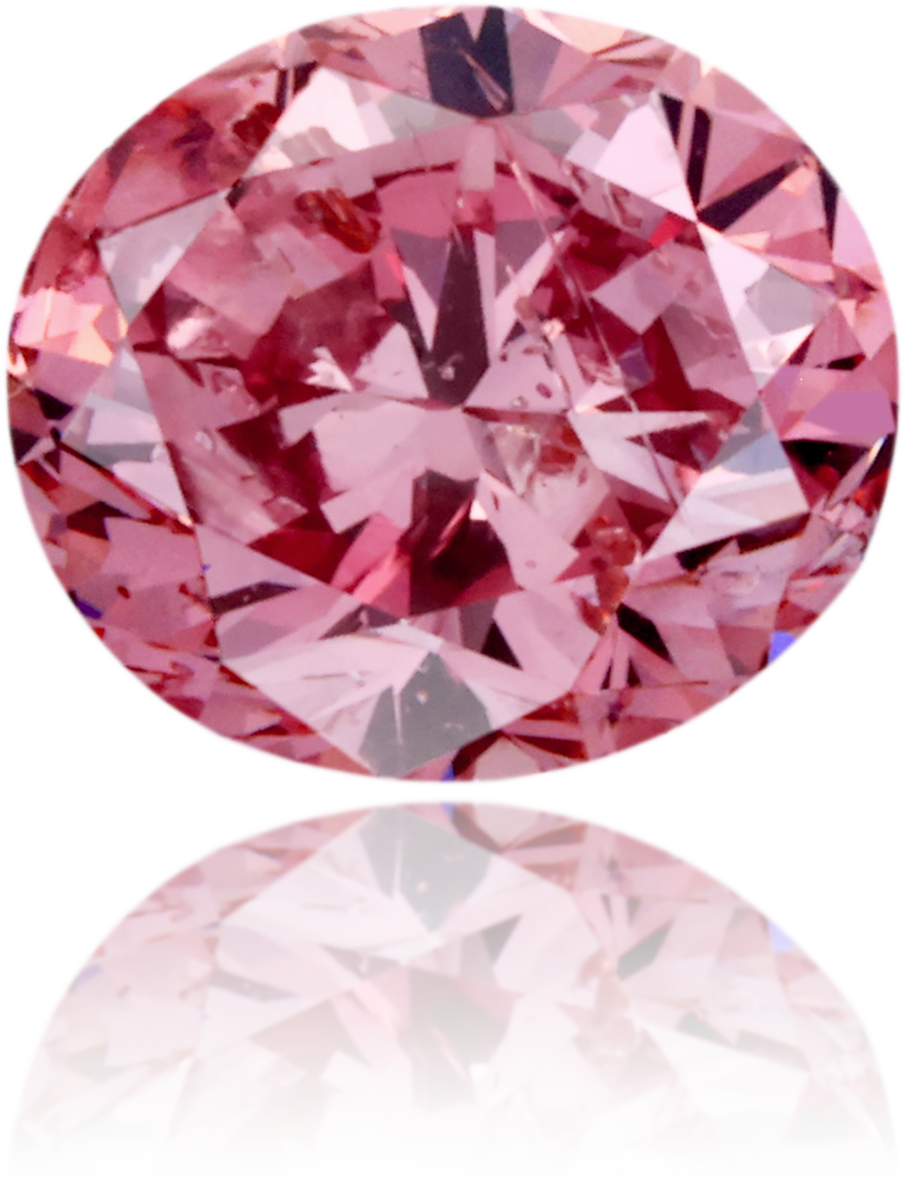 Natural Pink Diamond Oval 1.17 ct Polished