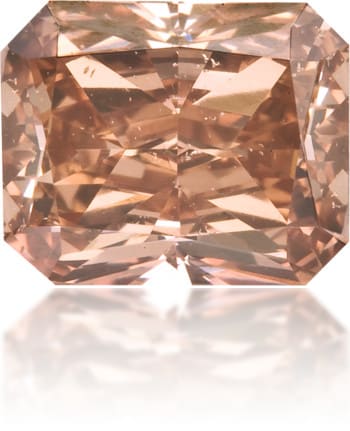 Natural Pink Diamond Rectangle 0.86 ct Polished
