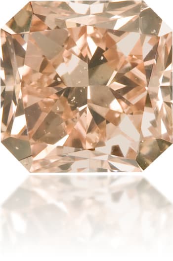 Natural Pink Diamond Square 1.22 ct Polished