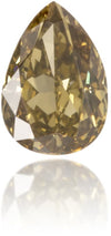 Natural Green Diamond Pear Shape 0.13 ct Polished