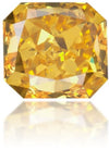 Natural Orange Diamond Rectangle 0.18 ct Polished