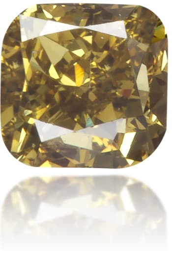 Natural Green Diamond Square 0.18 ct Polished