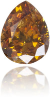 Natural Orange Diamond Pear Shape 0.20 ct Polished