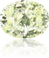 Natural Green Diamond Oval 0.56 ct Polished