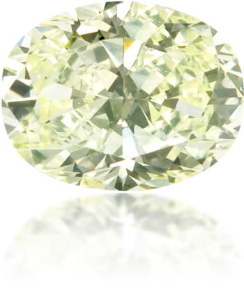 Natural Green Diamond Oval 0.56 ct Polished