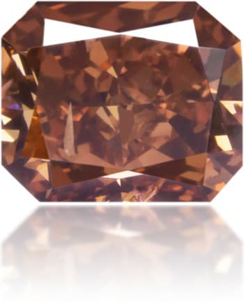 Natural Pink Diamond Rectangle 0.58 ct Polished