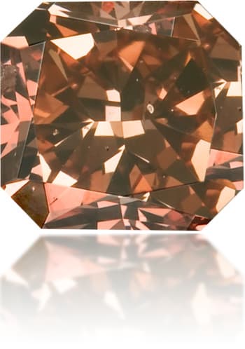 Natural Pink Diamond Rectangle 0.39 ct Polished