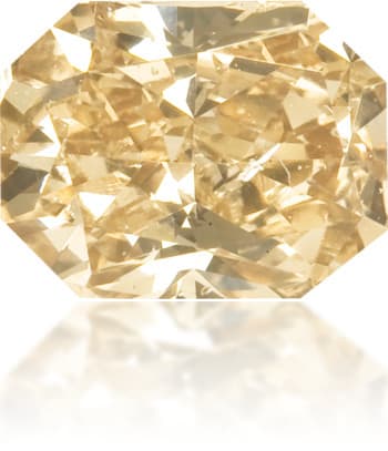 Natural Brown Diamond Rectangle 0.38 ct Polished