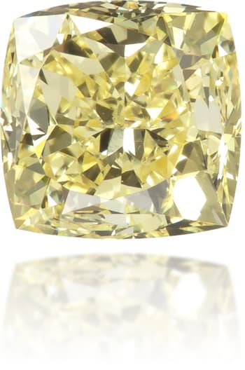 Natural Yellow Diamond Square 0.69 ct Polished