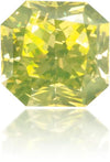 Natural Green Diamond Square 0.22 ct Polished