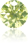 Natural Green Diamond Round 0.39 ct Polished