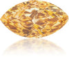 Natural Orange Diamond Marquise 0.25 ct Polished