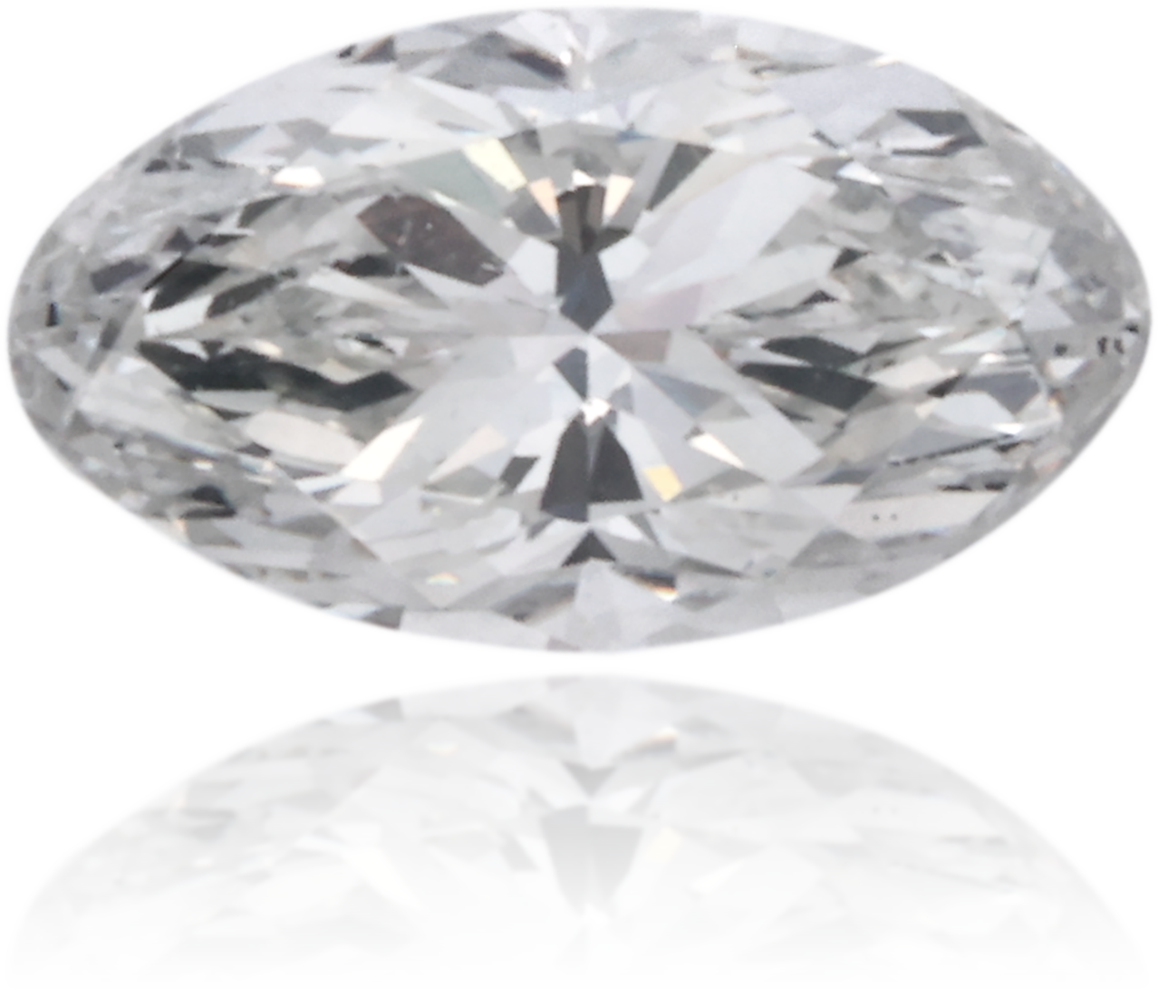 Natural Gray Diamond Oval 0.40 ct Polished