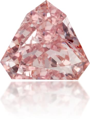 Natural Pink Diamond Shield 0.29 ct Polished