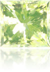 Natural Green Diamond Square 0.15 ct Polished