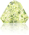 Natural Green Diamond Triangle 0.54 ct Polished