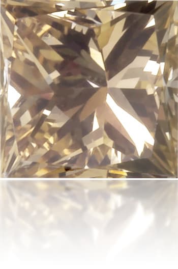 Natural Brown Diamond Square 0.16 ct Polished