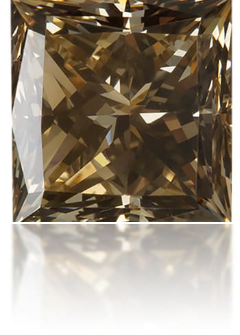 Natural Brown Diamond Square 0.20 ct Polished