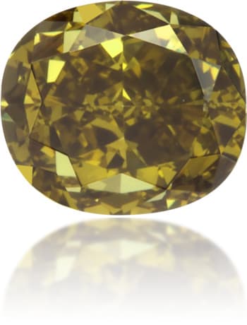 Natural Green Diamond Cushion 0.30 ct Polished