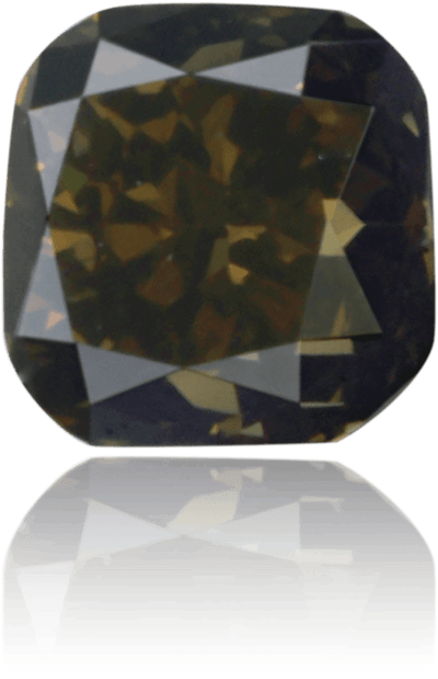 Natural Green Diamond Square 0.16 ct Polished