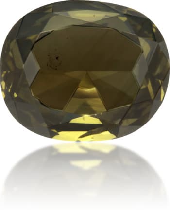 Natural Green Diamond Oval 0.26 ct Polished