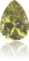 Natural Green Diamond Pear Shape 0.14 ct Polished