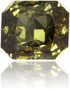 Natural Green Diamond Rectangle 0.24 ct Polished