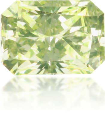 Natural Green Diamond Rectangle 0.27 ct Polished