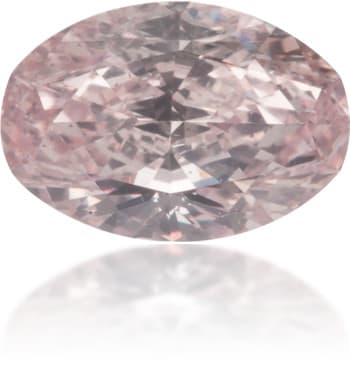 Natural Pink Diamond Oval 0.60 ct Polished