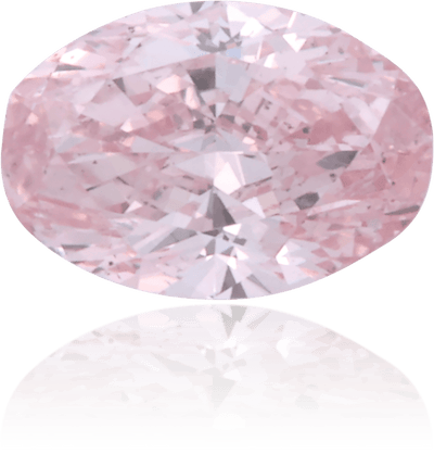 Natural Pink Diamond Oval 0.60 ct Polished