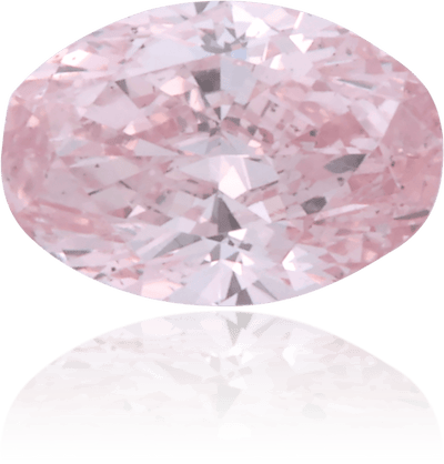 Natural Pink Diamond Oval 0.60 ct Polished