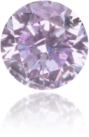 Natural Purple Diamond Round 0.15 ct Polished