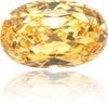 Natural Orange Diamond Oval 0.12 ct Polished