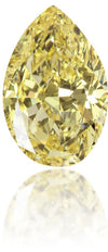 Natural Yellow Diamond Pear Shape 0.50 ct Polished