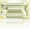 Natural Yellow Diamond Baguette 0.18 ct Polished