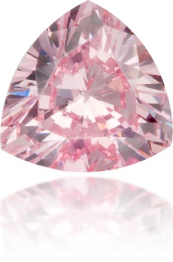 Natural Pink Diamond Triangle 0.20 ct Polished