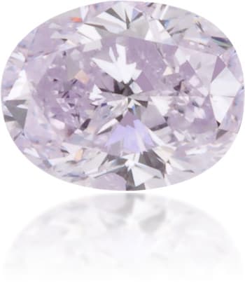 Natural Purple Diamond Oval 0.31 ct Polished