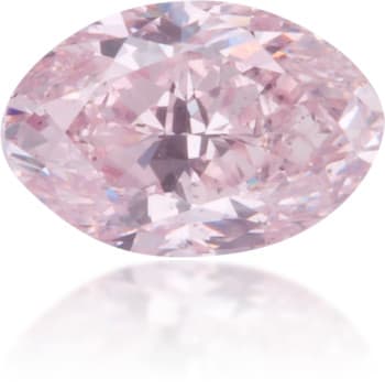 Natural Pink Diamond Oval 0.32 ct Polished