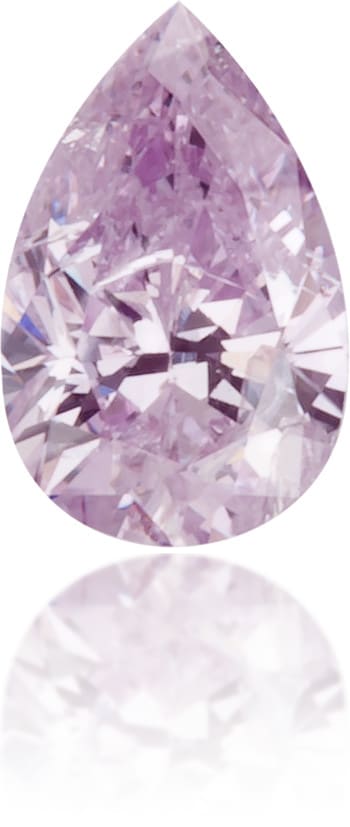 Natural Purple Diamond Pear Shape 0.18 ct Polished