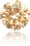 Natural Orange Diamond Round 0.11 ct Polished