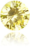 Natural Yellow Diamond Round 0.05 ct Polished