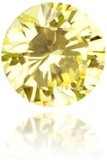Natural Yellow Diamond Round 0.05 ct Polished