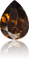 Natural Brown Diamond Pear Shape 0.34 ct Polished