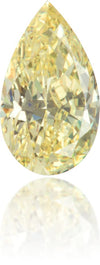 Natural Yellow Diamond Pear Shape 0.52 ct Polished