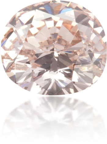 Natural Pink Diamond Cushion 1.01 ct Polished