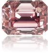 Natural Pink Diamond Rectangle 0.38 ct Polished