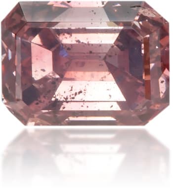 Natural Pink Diamond Rectangle 0.38 ct Polished